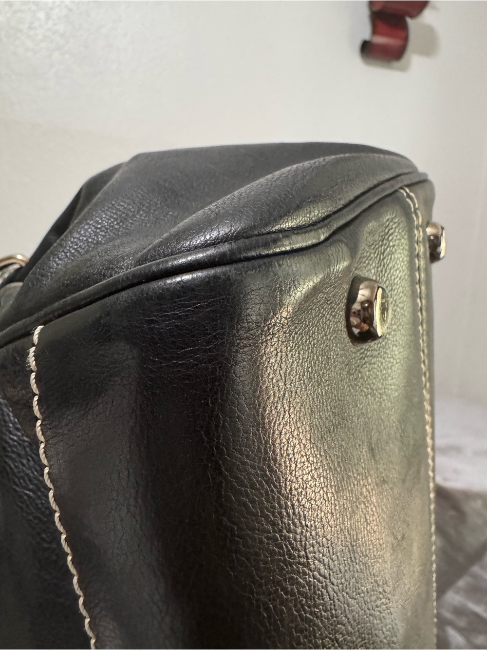 Marc Jacobs “ Daria”Black Leather Satchel with Silver Hardware - Picture 9 of 16